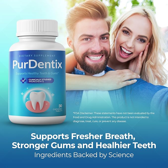 Oral Health Probiotic – 4-Strain Formula for Healthy Gums, Teeth & Fresh Breath – 90 Chewable Tablets