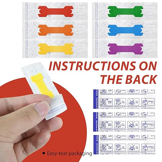 30 Pack Small Size Kids Nasal Strip, Solid Color 1.73*0.55" Extra Strength Kids Nose Strips for Breathing, Kid Nasal Congestion Relief Nasal Tape, Breathe Snoring Strips Sleep Tape for Children