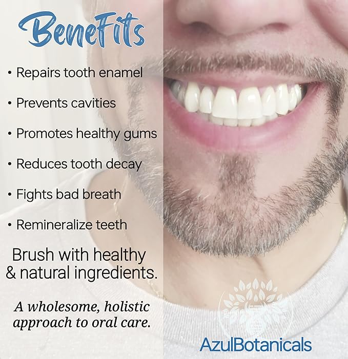 Remineralizing & Cleansing Tooth Powder, Cool Mint. Fluoride Free, SLS Free, Nano Free for Organic Oral Wellness (1 Ounce (Pack of 2), Travel Size