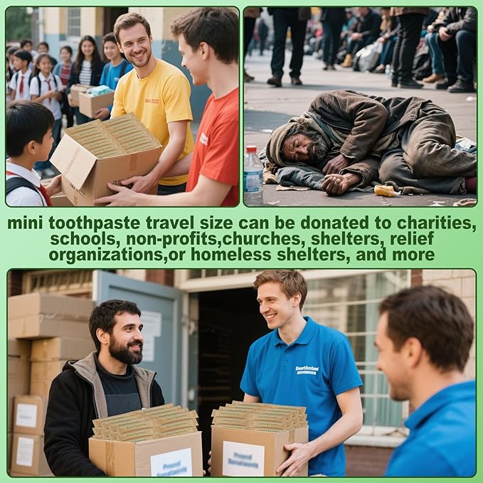 0.18oz Small Toothpaste Travel Size Bulk,Mini Toothpaste Travel for Hotel Camping Gym Office School Homeless200