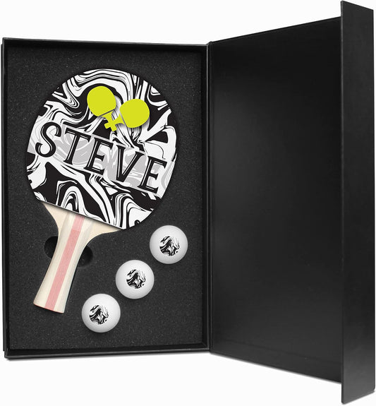 Infusion Table Tennis Paddle and Balls Gift Box Set