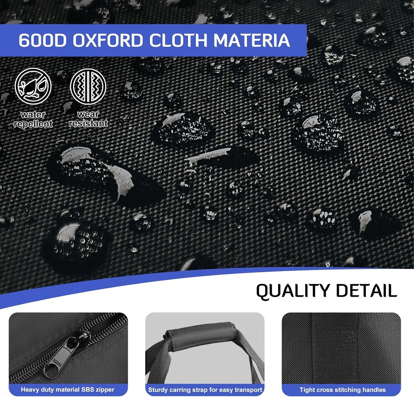 INFANZIA 50x13x13 inch Duffel Travel Sports Equipment Bag, Long Luggage Bag with Upgrade Zipper Water Resistant, Extra Large Foldable Storage Bag for Camping, Tent, Tripod, Fishing