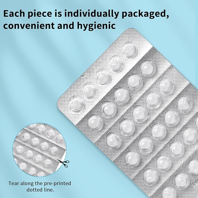 Orthodontic Wax 120 Pack, Easy to Mold Braces Wax, Dental Wax Long-Lasting Hold, Portable and Easy to Tear,Food Grade Relief Wax for Home Travel Office (Strawberry)