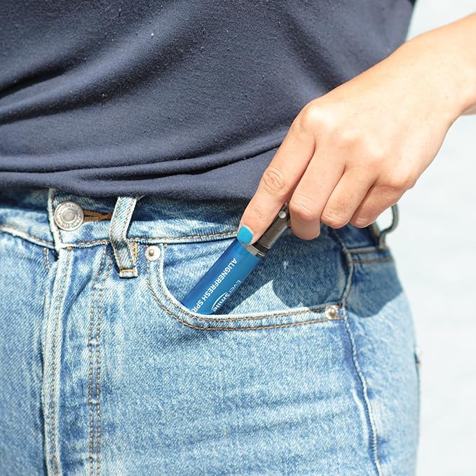 EverSmile AlignerFresh Cleaning Spray for Invisalign and All Clear Aligners and Retainers – On-the-Go Cleaning & Teeth Whitening, Kills Bacteria, Fights Bad Breath – Mint Flavor, 10ml (1 Pack)