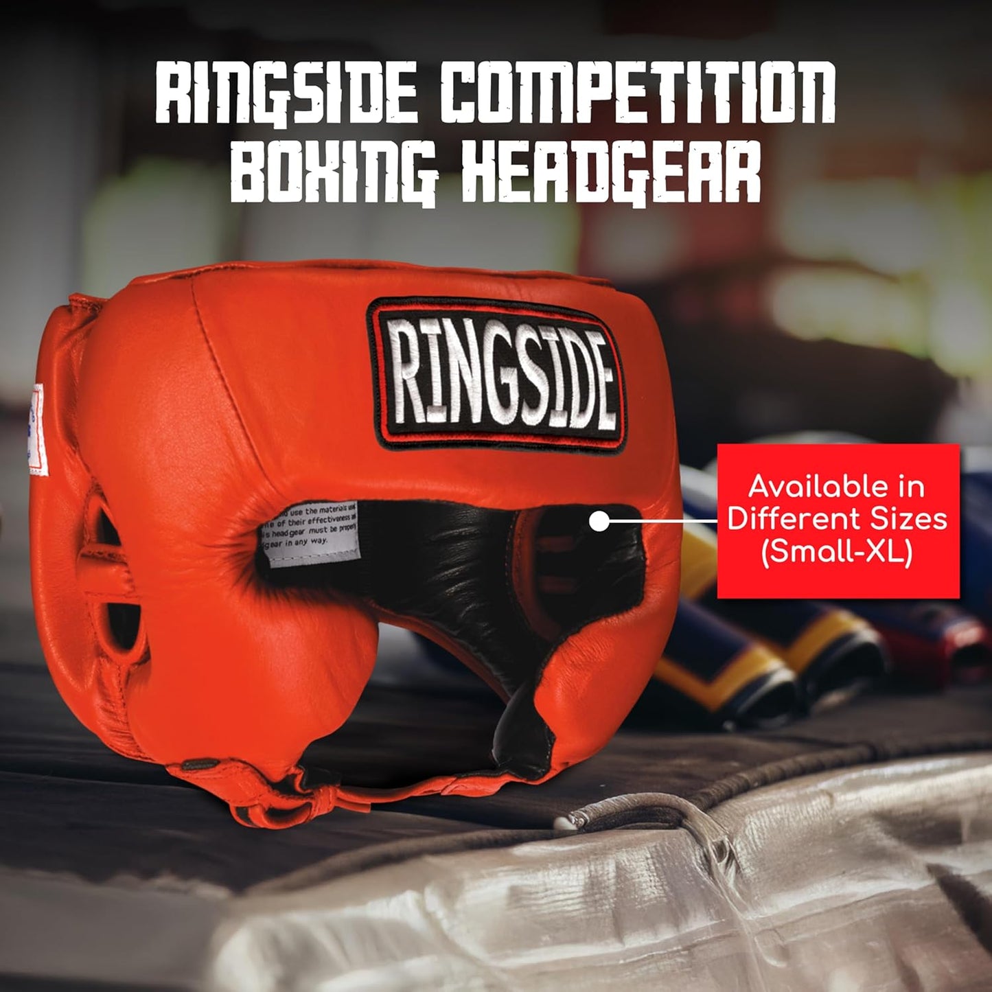 Ringside Competition Boxing Muay Thai MMA Sparring Head Protection Headgear with Cheeks