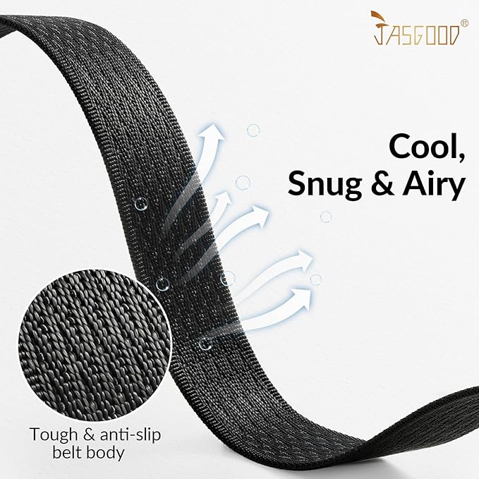 JASGOOD Nylon Canvas Breathable Military Tactical Men Waist Belt With Plastic Buckle