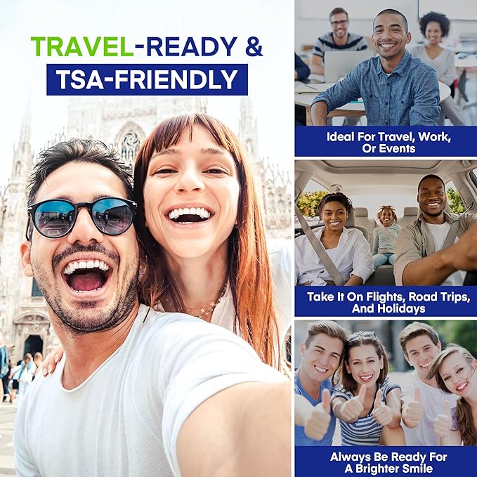 Teeth Whitening Pen – 35% Urea Peroxide Gel, Clear Twist-Dispensing Whitening Pens for Stain Removal, Professional-Strength, Easy-to-Use, Travel-Friendly(A Set of 5 Pens)