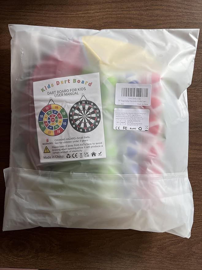 29 Inches Dart Board for Kids，Kids Large Dart Board with Sticky Balls and Darts，Indoor/Outdoor Sport Party Fun Games Toys Birthday Gifts for 3 4 5 6 7 8 9 10 11 12+Year Old Boys Girl