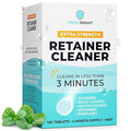 Retainer Cleaner Tablets 120 - Invisalign Cleaner - Denture Cleaner. Efferdent Retainer Cleaner Tablets, Night Guard, Mouth Guards, Aligners & Dental Appliance Cleaner - 4 Month Supply.