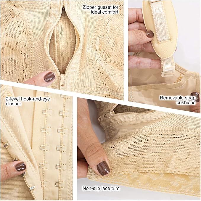 M&D Fajas Colombianas Postparto Reductoras y Moldeadoras Strapless Colombian Postpartum Girdles Butt Lift for Women