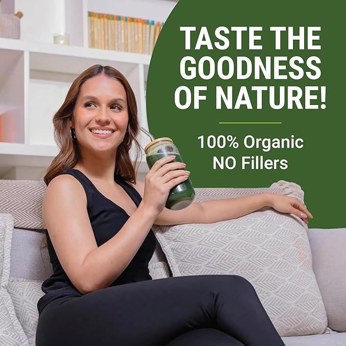 Juce SG7 Sport Greens Powder Supplement | Organic Plant Based Protein | Green Juice Powder | Probiotics | Mushrooms | Mixed Berry Flavor | 30 Servings | By Terra Kai Organics