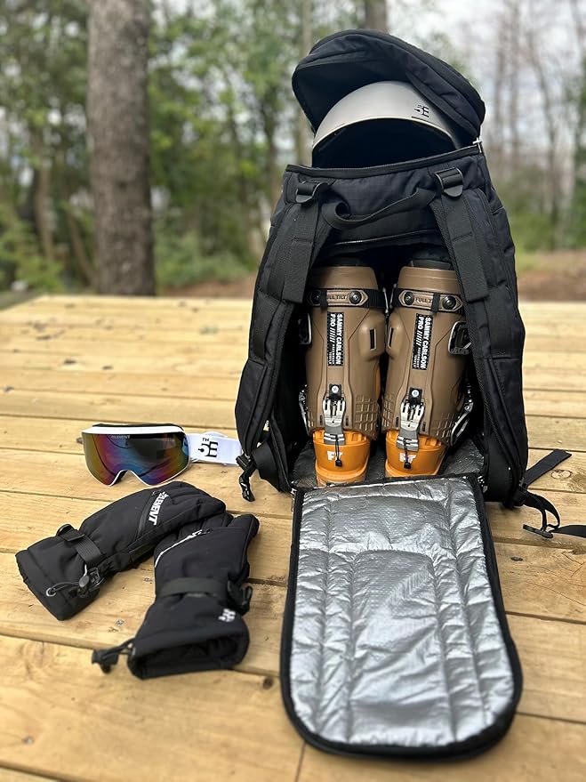5th Element 60L Boot Bag Backpack for Ski, Snowboard, Skates, Travel & Accessories