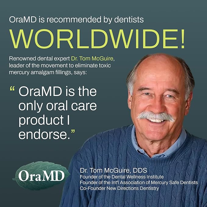 OraMD Original Tooth Oil for Oil Pulling - Healthy Gums, Fresh Breath & Sensitive Teeth Relief - Natural Alternative to Mouthwash (2-Pack)