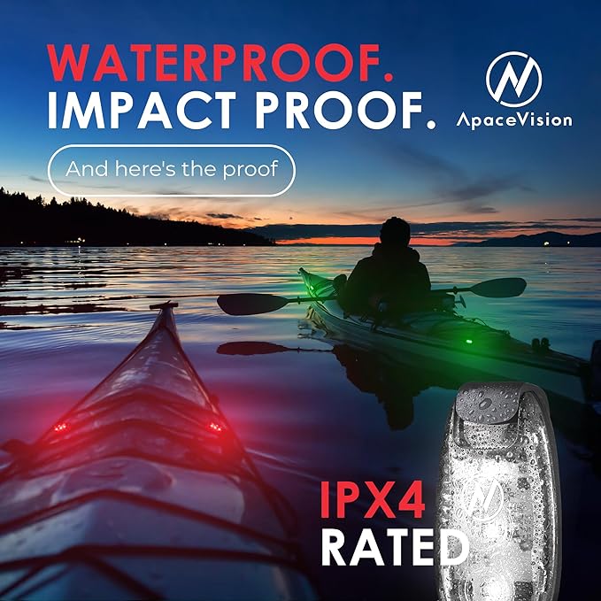 LED Safety Light (2 Pack) - Clip On Strobe/Running Lights for Runners, Dog, Bike, Walking, Boat, Kayak, Stroller and More - High Visibility Accessories for Your Reflective Gear, Bicycle