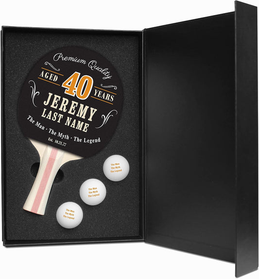 Infusion Table Tennis Paddle and Balls Gift Box Set