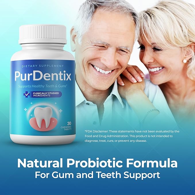 Oral Health Probiotic – 4-Strain Formula for Healthy Gums, Teeth & Fresh Breath – 90 Chewable Tablets