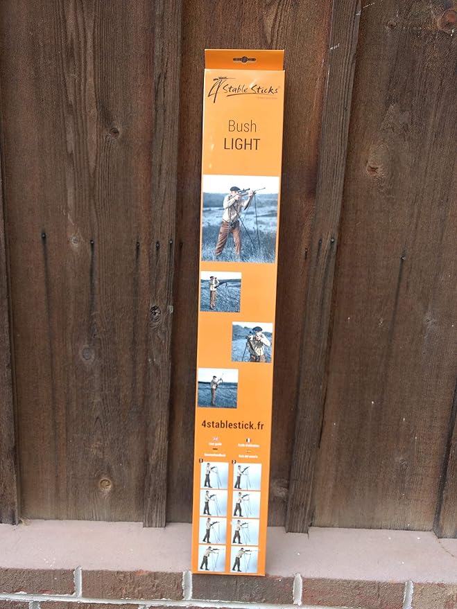 4 Stable Sticks® Essential 4 Points Bipod Shooting Sticks - Lightweight Aluminium, Extrem Stability for Hunting and Shooting, Foldable and transportable