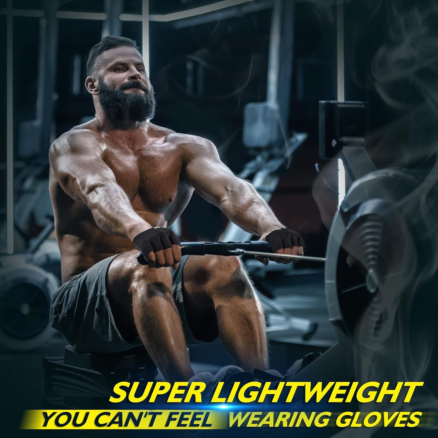 ihuan New Weight Lifting Gym Workout Gloves Men & Women, Great for Weightlifting, Exercise, Training, Fitness