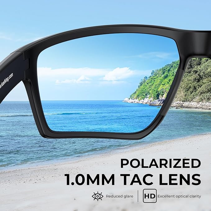 KastKing Osage Polarized Sport Sunglasses for Men and Women, Ideal for Driving Fishing Cycling Running, UV Protection