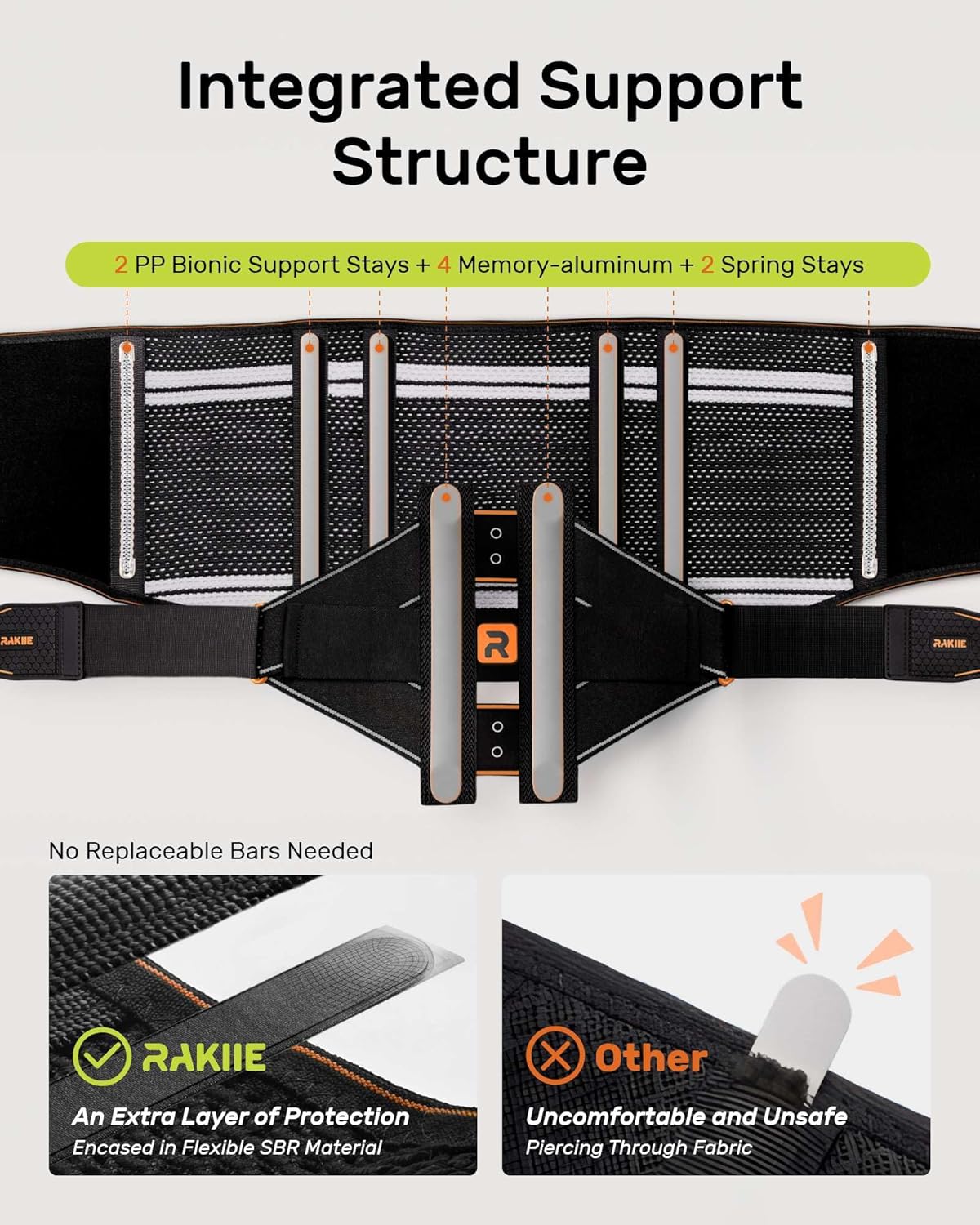 Lumbar Back Brace with Removable 3D Pad for Deep Massage, Adjustable Lower Back Pain Relief Support for Men and Women, Comfortable Back Support Belt Ideal for Lower Back Pain, Sciatica, Posture Correcter, Green Size XL (Waist: 45.3"-51.2")