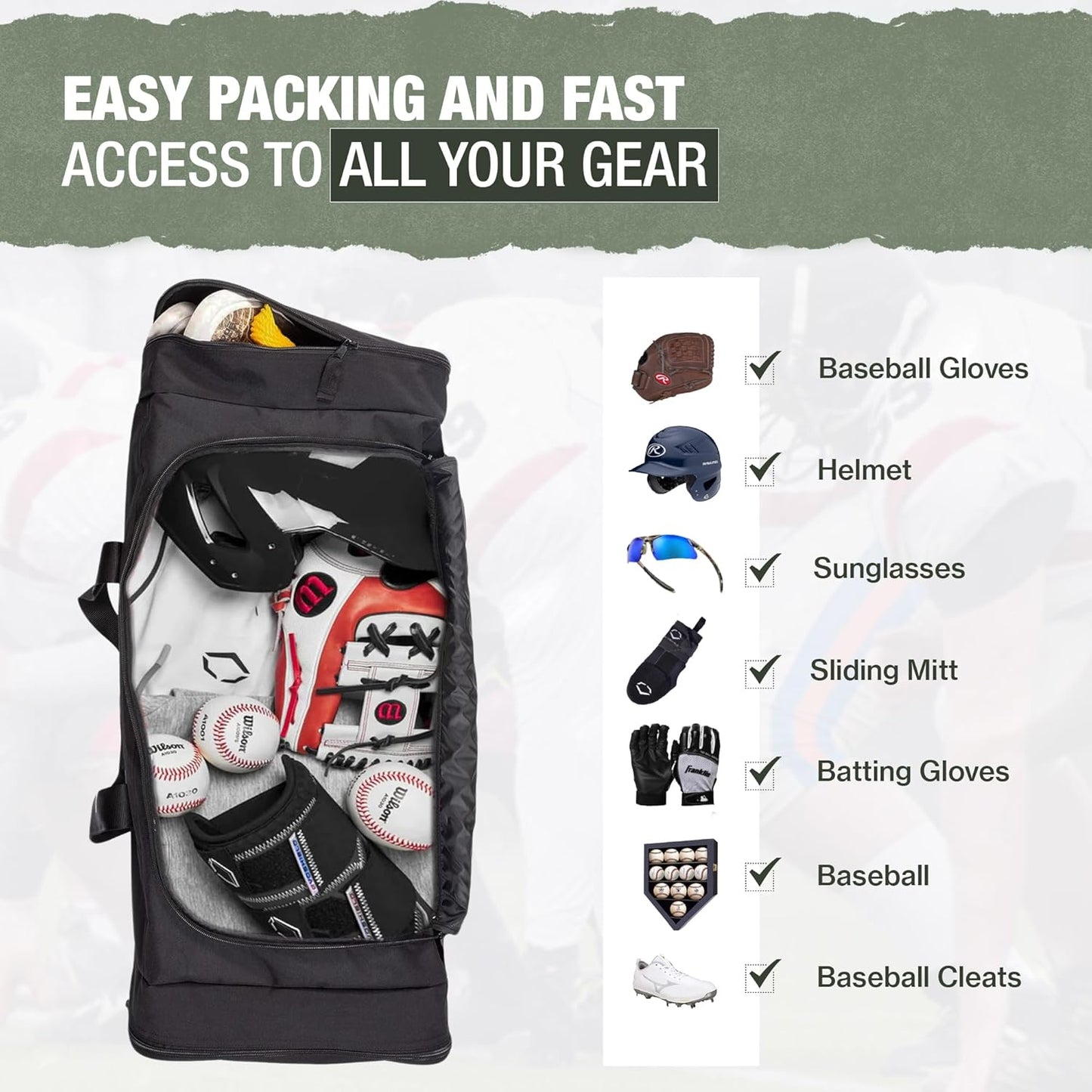 Jetstream Heavy Duty Multi Pocket Durable Sports Gym Equipment Travel Duffel Bag