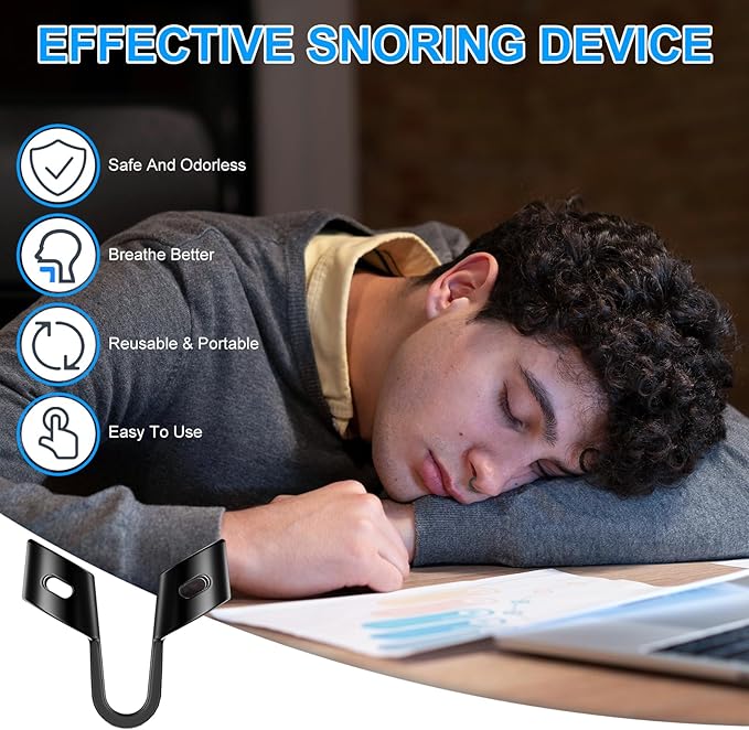 Anti Snoring Devices, Nasal Dilator for Sleeping, Effective to Relieve Snoring, for Nasal Snorers, Reusable Snoring Device to Enjoy a Peaceful Night's Sleep - 3 Pack (M)