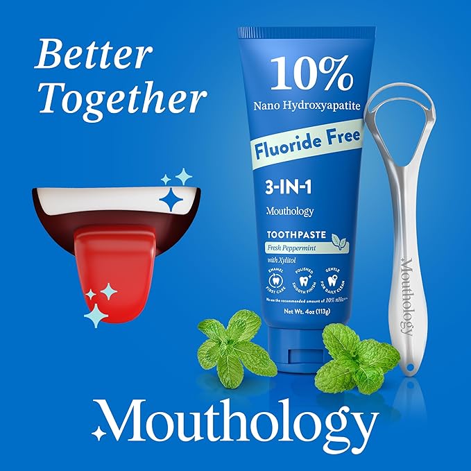 Mouthology Tongue Scraper for Adults (2 Pack), Reduce Bad Breath, Metal Tongue Scraper, Tongue Cleaner, Tongue Scraper, Stainless Steel Tongue Scraper, Tongue Cleaner for Adults, Tongue Scrubber