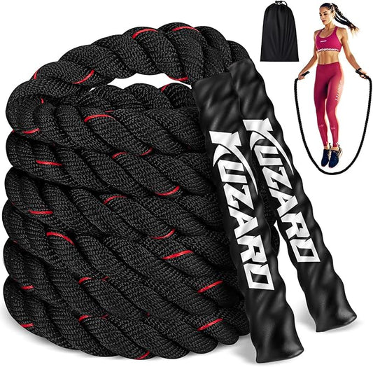 Jump Rope, Weighted Jump Rope for Women, Heavy Jump Ropes for Fitness, Home Gym Exercise Equipment, Adult Skipping Rope for Improve Strength, Weight Loss, Boxing Training,Total Body Workout Equipment