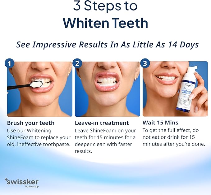 Swissklip Teeth Whitening Foam Toothpaste Also a Teeth Whitener in The Market I We Offer Best Teeth Whitening Products for Professional Teeth Whitening Kit (3)