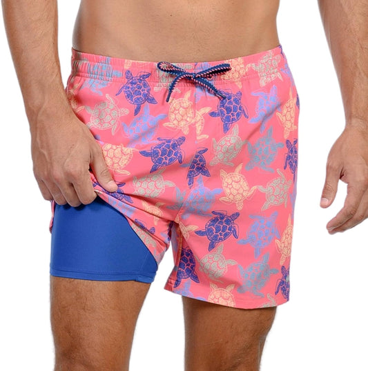 INGEAR Men's Athletic Stretch Workout Shorts Gym Quick Dry Running Trunks Boxer Lining