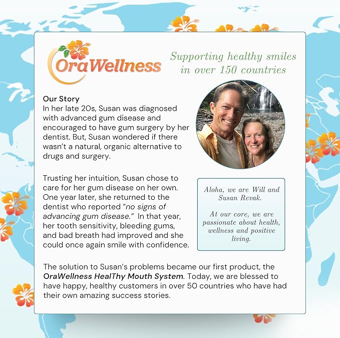 OraWellness Healthy Mouth Blend Organic Tooth Oil, Flouride Free Made in The USA Toothpaste & Mouthwash Alternative, Natural Rinse for Healthy Teeth & Gums for Women, Men and Kids, Pack of 3