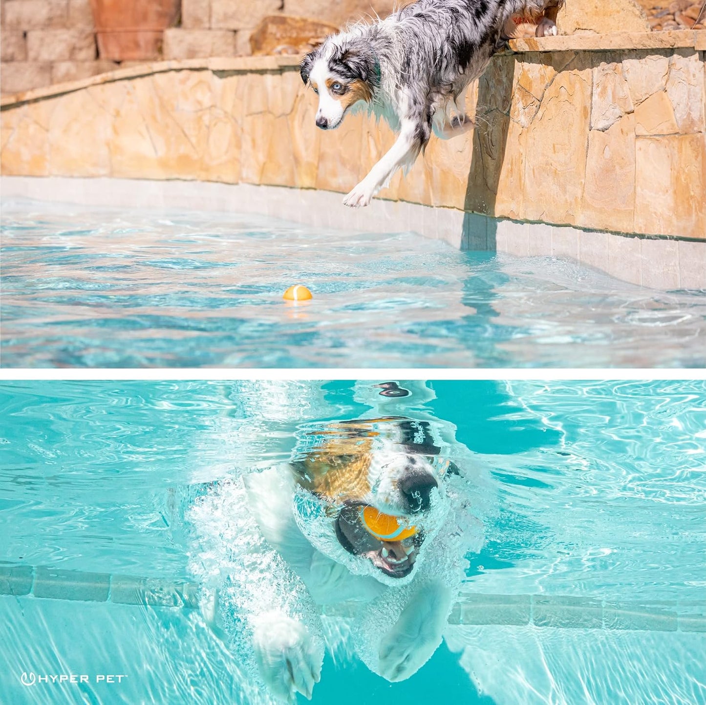 Hyper Pet Tennis Balls for Dogs (Safe Ball for Exercise and Training) Interactive Dog Toys work with Hyper Pet K9 Kannon K2 Dog Ball Launcher - 4 Pack 2.5" Orange