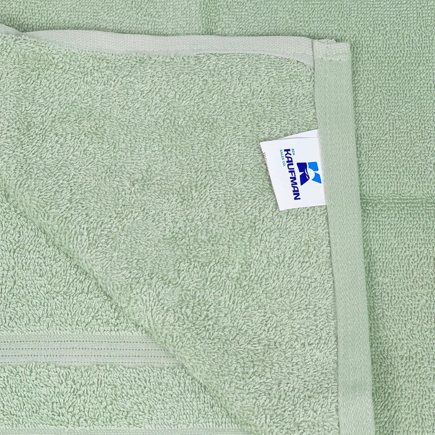 Kaufman - Premium Hand Towels Set for Bathroom, Spa, Gym, and Face Towel 100% Cotton Ring Spun, Ultra Soft Feel and Highly Absorbent Towels (SAGE Green, 36-PK)