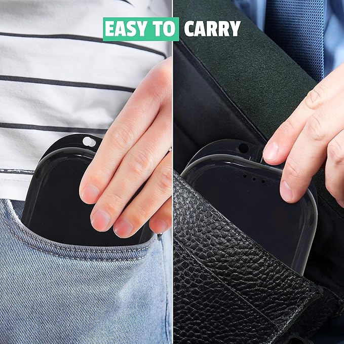 Retainer Case - Pack of 2 - Odorless Mouth Guard Case-Retainer Holder-Ventilated, Durable & Hygienic Night Guard Case for Carrying and Protecting Braces, Partial Dentures & Aligners-3.14 x 3.14 x 1.1