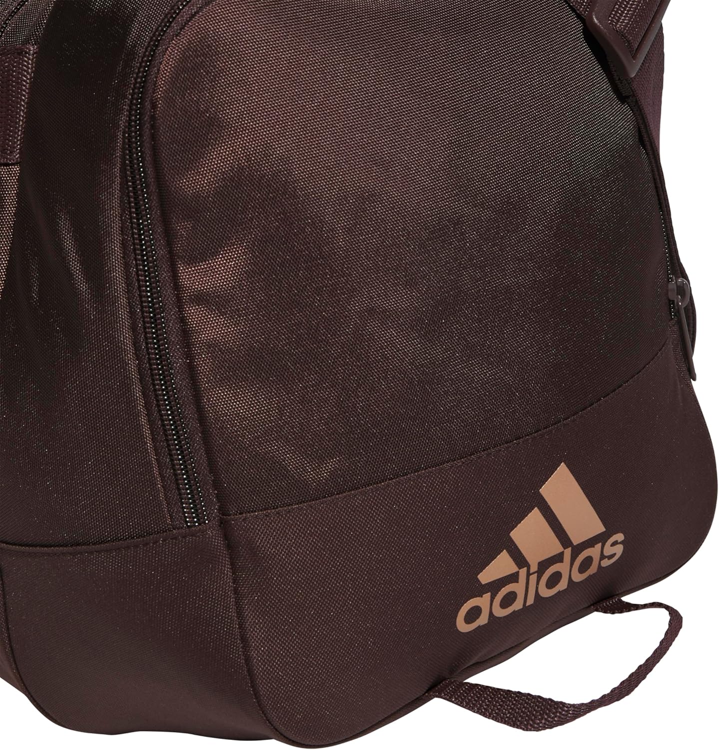 adidas Unisex Defender 4.0 Gym Duffel Bag for Men and Women, Shadow Brown/Rose Gold, Small (38L)
