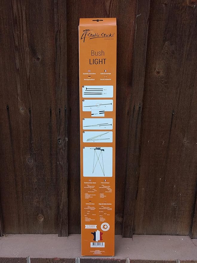 4 Stable Sticks® Essential 4 Points Bipod Shooting Sticks - Lightweight Aluminium, Extrem Stability for Hunting and Shooting, Foldable and transportable