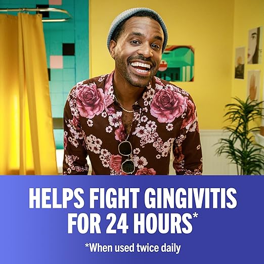 TheraBreath Healthy Gums Oral Rinse, Antigingivitis, Clean Mint Flavor, Dentist Formulated to Help Prevent Gingivitis and Support Gum Health, Alcohol Free, 1 Liter