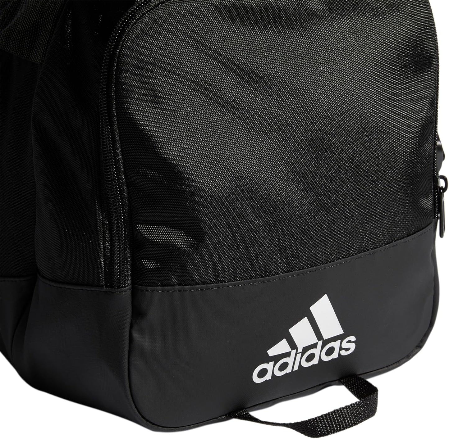 adidas Unisex Defender 4.0 Gym Duffel Bag for Men and Women, Black/White, Small (38L)