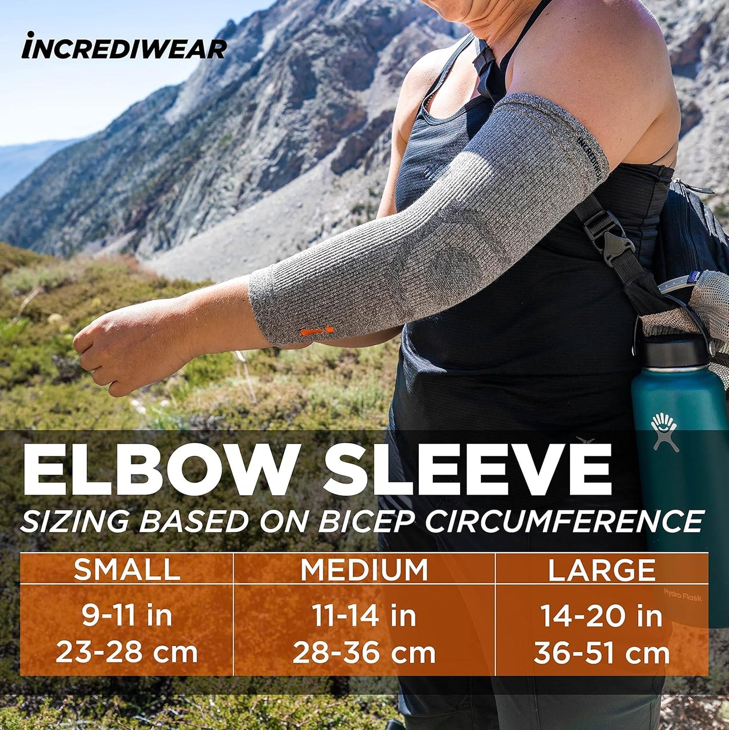 Incrediwear Elbow Sleeve – Elbow Brace for Elbow Support, Joint Pain Relief, Inflammation Relief, and Circulation, Tendonitis, Golf and Tennis Elbow Brace for Women and Men