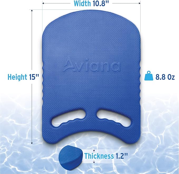 Junior Kickboard Buoy for Youth Children & Toddlers Swimming Aid & Exercise Training Board for Kids to Learn to Swim with Kick Boards in Pool BPA Free