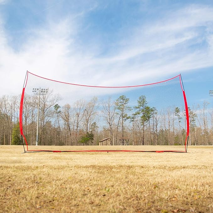 20x10 Foot Lacrosse Backstop, 200 Sq Feet of Protection Perfect for Lacrosse, Soccer, Baseball, Basketball. Hockey, Best Lacrosse Net, Baseball Net, Sports Netting for Backyard
