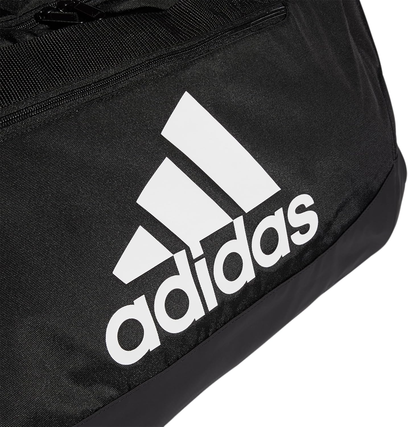 adidas Unisex Defender 4.0 Gym Duffel Bag for Men and Women, Black/White, Large (110L)