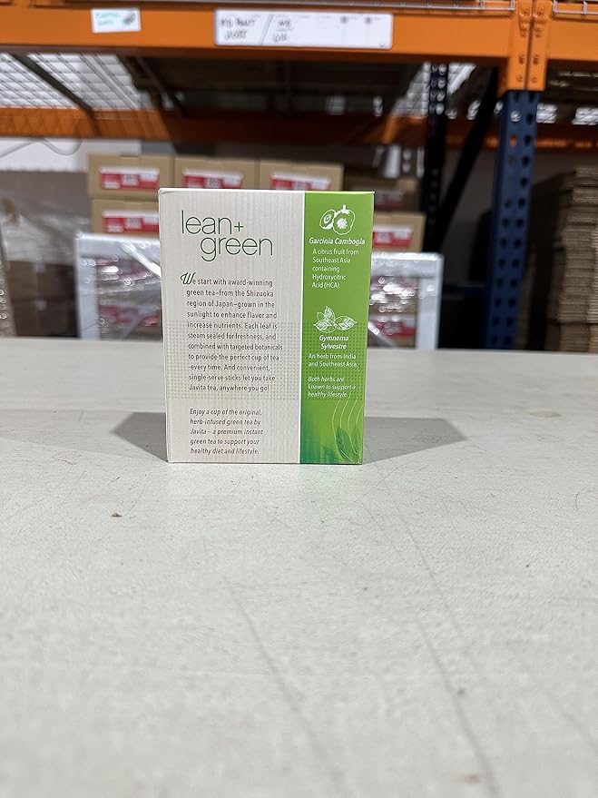 Lean + Green, Premium, 100% Japanese Green Tea, Garcinia Cambogia (as Super Citrimax) & Gymnema Sylvestre, for Weight Management, Appetite Control 24 ct - 3 Boxes, Javita