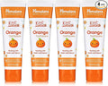 Himalaya Botanique Kids Toothpaste, Herbal, Orange Flavor, Fights Plaque, Fluoride Free, Gentle, No Artificial Flavors or Colors, SLS Free, Gluten Free, Cruelty Free, Vegan, Foaming, 4 Oz, 4 Pack…
