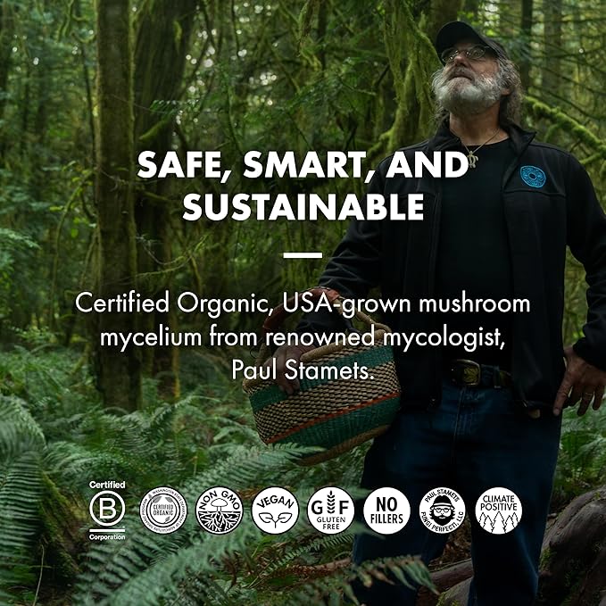 Host Defense Cordyceps Capsules - Immune & Energy Support Supplement - Kidney Health Supplement with Cordyceps - Fitness Support Supplement to Aid Oxygen Uptake - 30 Capsules (15 Servings)*