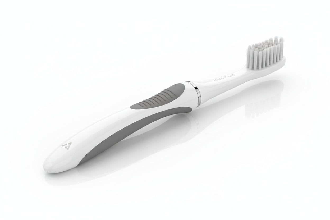 Precision Toothbrush

Designed with comfort and control in mind, the OralEdge Precision Toothbrush features carefully engineered bristles to reach difficult areas while remaining gentle on gums. Its ergonomic handle ensures better grip and accuracy for a more effective clean. (make it real photo)